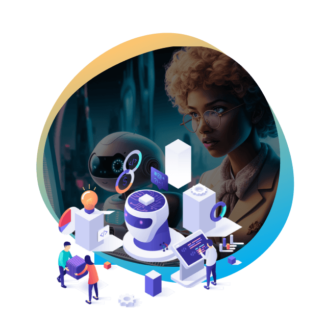 Web solutions illustration